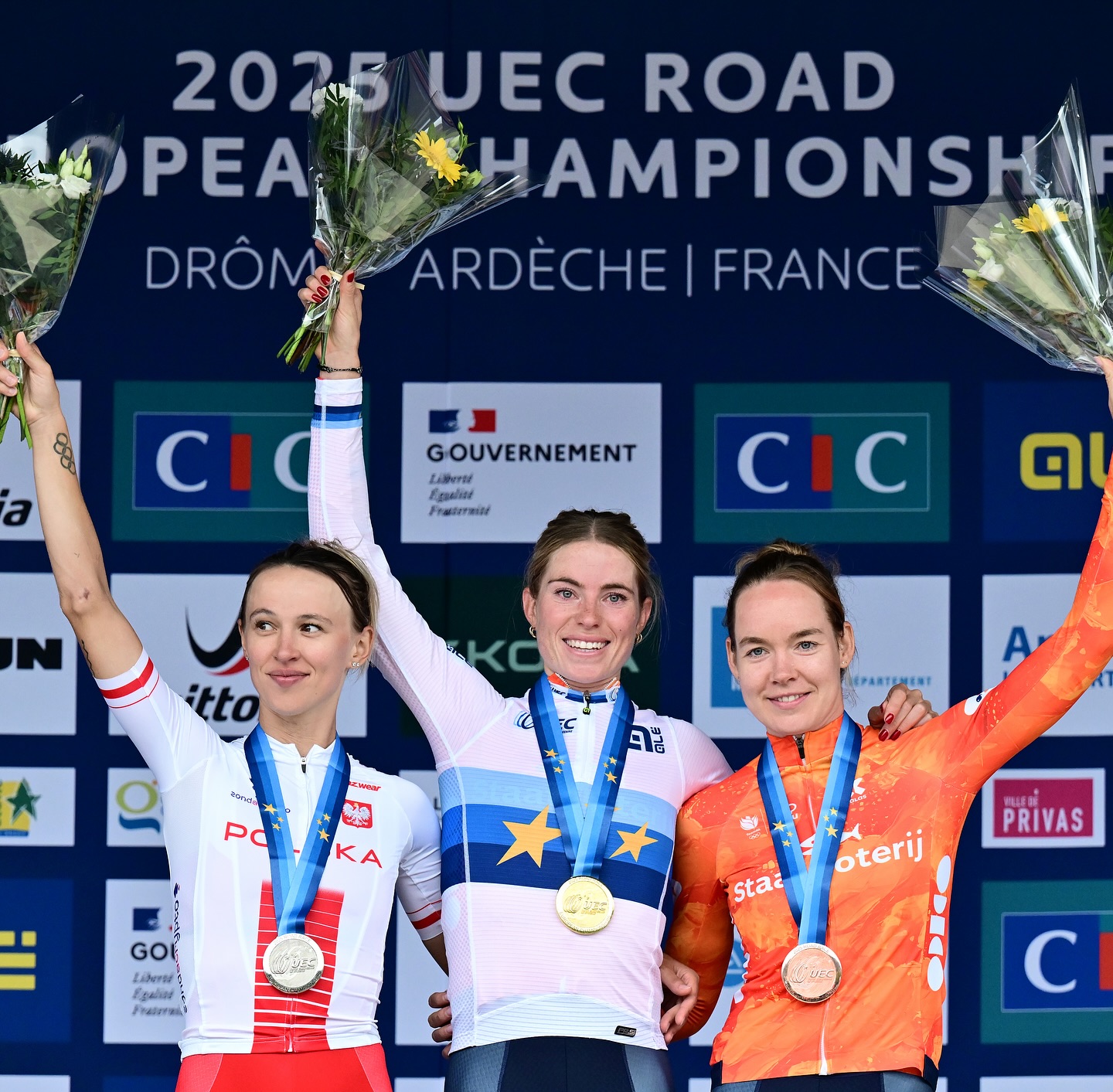 Деми Воллеринг — чемпионка Европы: сольный шедевр на дорогах Франции