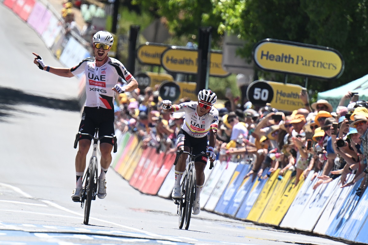 Джей Вайн и Джонатан Нарваес уничтожили соперников на втором этапе Tour Down Under