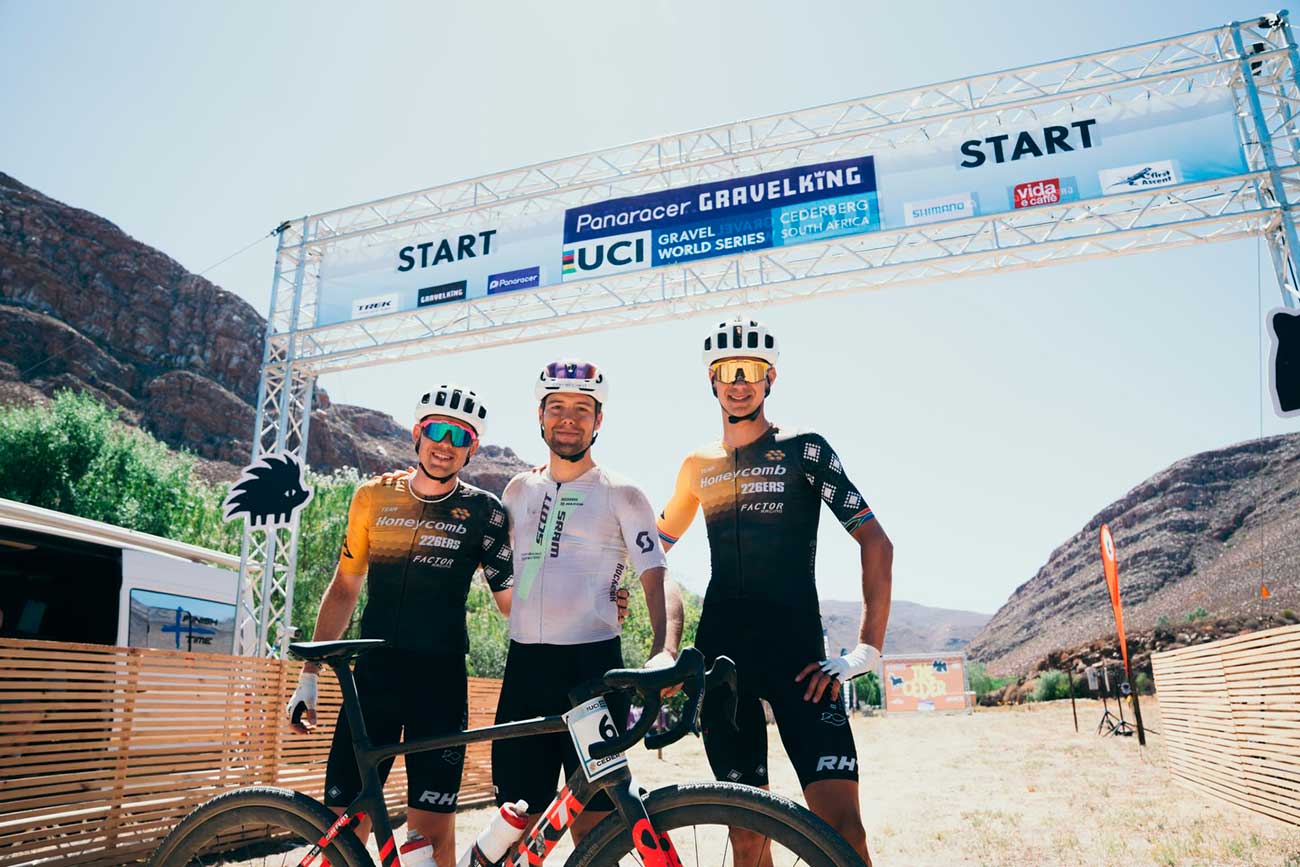 Филиппо Коломбо и Хейли Прин — триумфаторы Gravelking UCI Gravel World Series в ЮАР