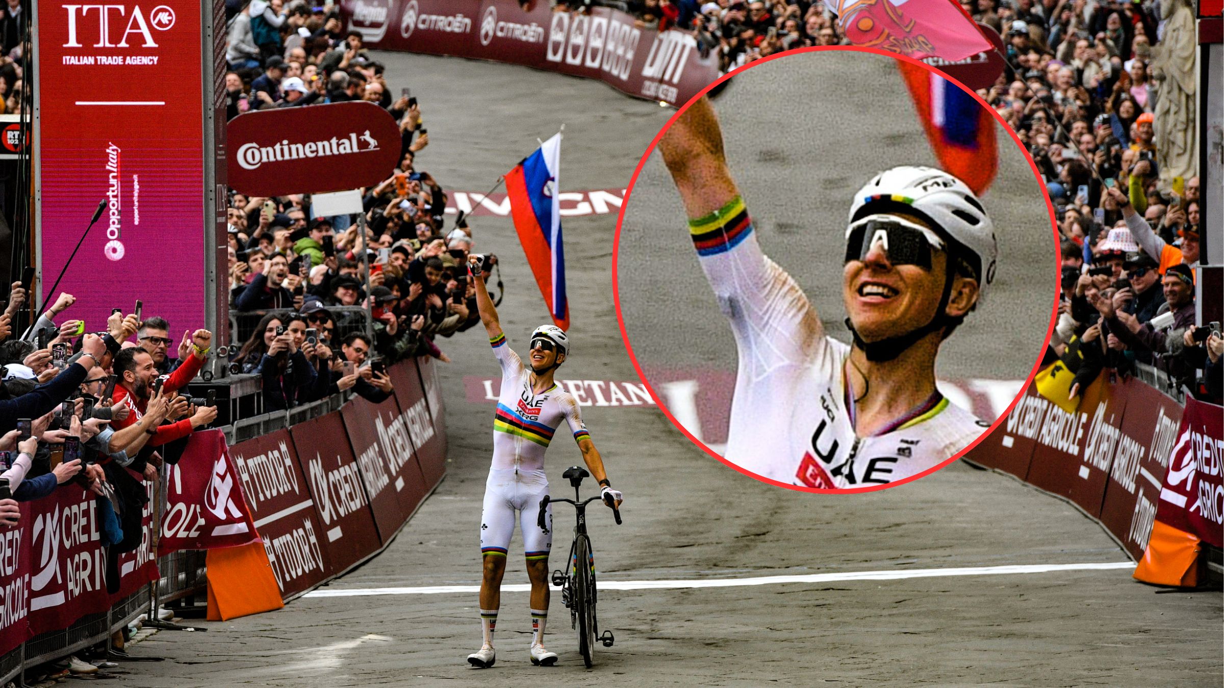 Таинственный чёрный датчик на&nbsp;бицепсе Погачара на&nbsp;Страде Бьянке &mdash; что это?