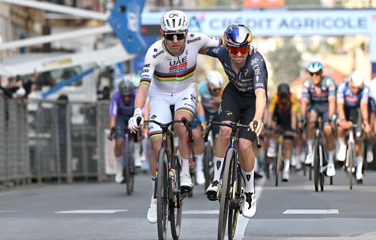 Тадей Погачар и Том Пидкок Тадей Погачар и Том Пидкок