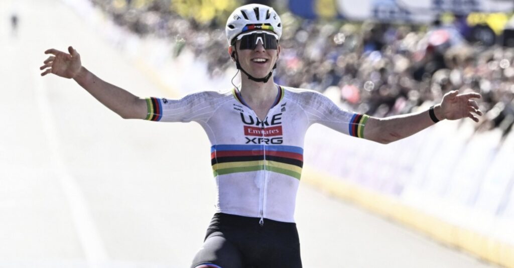 Тадей Погачар выиграл Тур Фландрии 2026 года