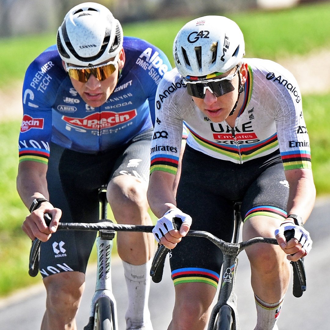 Матье ван дер Пули Тадей Погачар Матье ван дер Пули Тадей Погачар