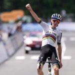Лоренцо Финн на финише шестого этапа Giro Next Gen 2026 года