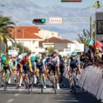 Хуан Себастьян Молано на финише первого этапа CRO Race 2026 года